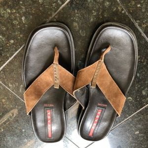 Authentic Men’s Prada flip-flops sandals